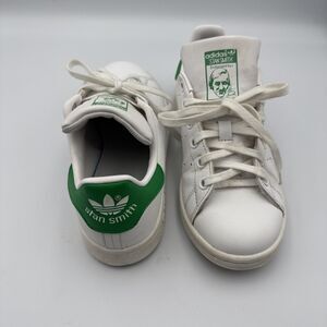 Adidas Stan Smith Primegreen White Green Sneakers Youth 3.5 / Fits Women’s‎ Sz 6